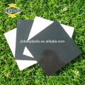 JINBAO 0.5MM 0.8MM 1 1.5mm 2 side glue size customize black pvc sheet price